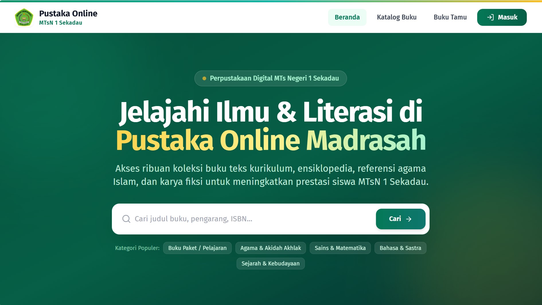 Luncurkan Aplikasi PUSTAKA untuk Modernisasi Layanan Perpus
